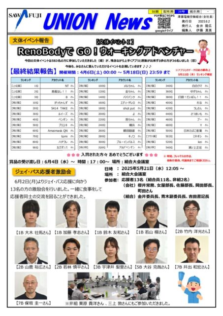 58期_【配布26号】UNION News 6月月初版のサムネイル